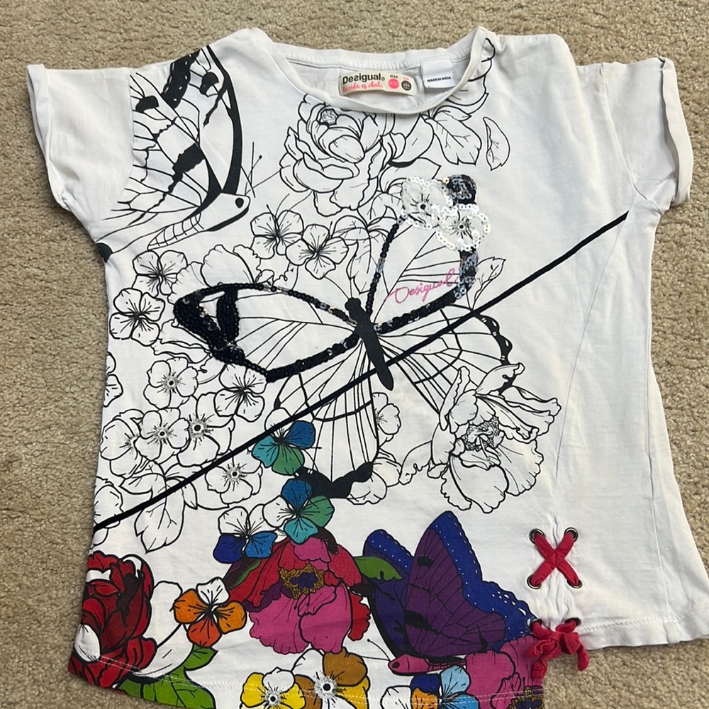 2 pieces of Desigual girl Tops, 9-10 yes